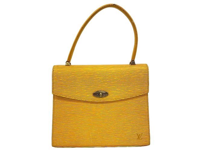 Louis Vuitton Epi Malzerbes Handtasche Gelb