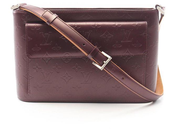 Bolsa de Ombro Louis Vuitton Alston Monogram Mat Violet Roxo