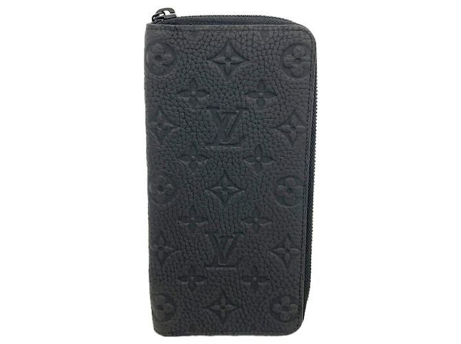 Louis Vuitton Long Wallet in Noir Black