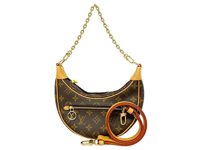 Borsa Louis Vuitton Monogram Loop Marrone 