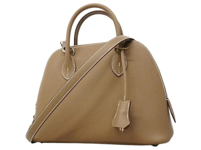 Hermès Bolsa Hermes Bolide 1923 Taupe