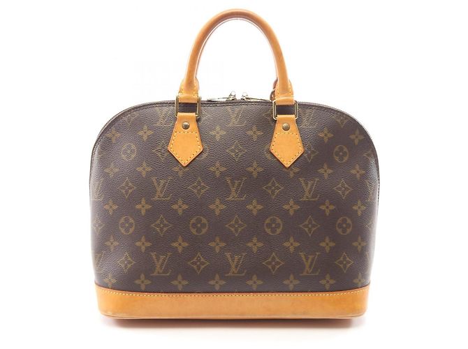 Bolsa de mão Louis Vuitton Alma PM Monogram Marrom