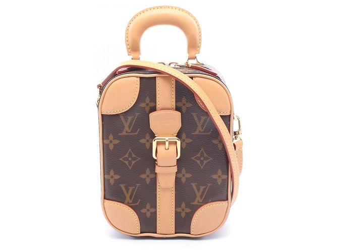 Sac à main 2-Way Louis Vuitton Valisette Vertical Marron