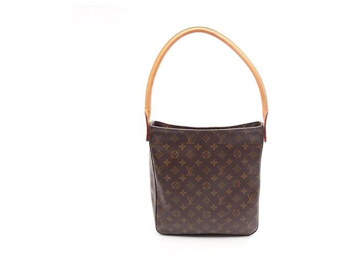 Bolsa de Ombro Louis Vuitton Looping GM Monogram Marrom