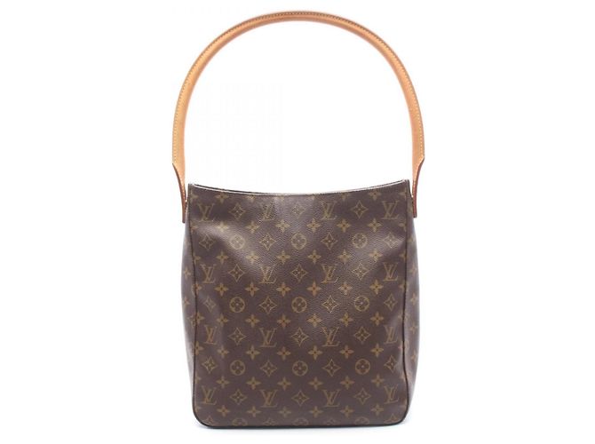 Sac à épaule Louis Vuitton Looping GM Monogram Marron