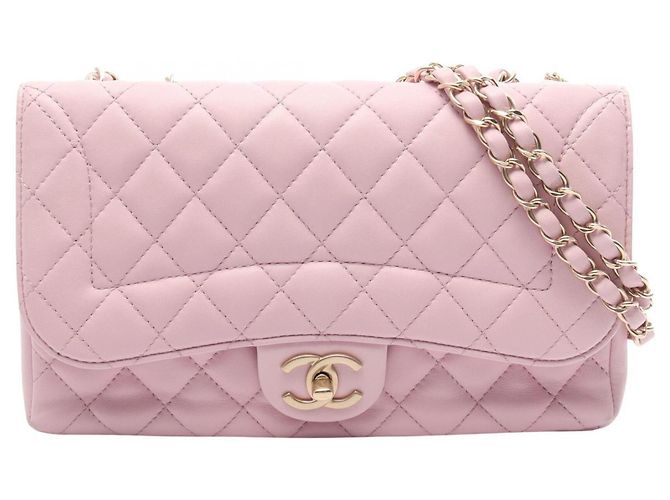Borsa a tracolla Chanel Matelassé Single Flap Rosa