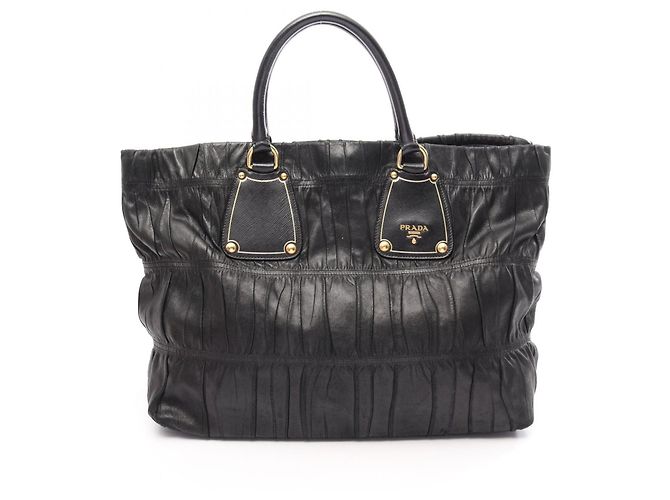 Borsa Tote Prada Gaufre Nero