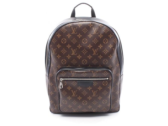 Zaino/Borsa Louis Vuitton Josh Monogram Macassar Marrone Nero