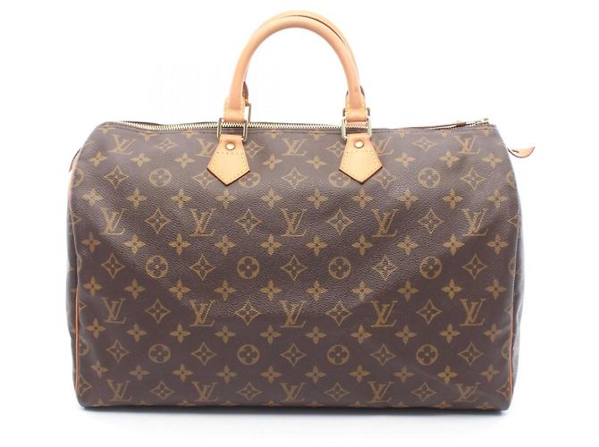 Louis Vuitton Speedy 40 Monogram Handtasche Braun