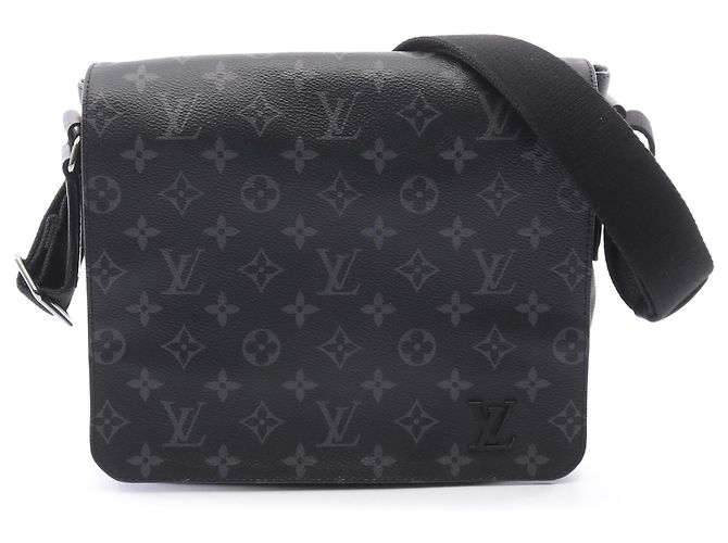 Louis Vuitton Black Monogram Eclipse District PM Noir