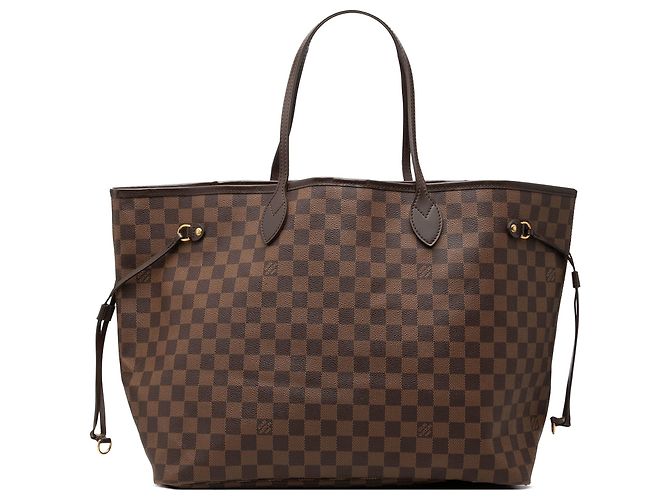 Louis Vuitton Brown Damier Ebene Neverfull GM Marron