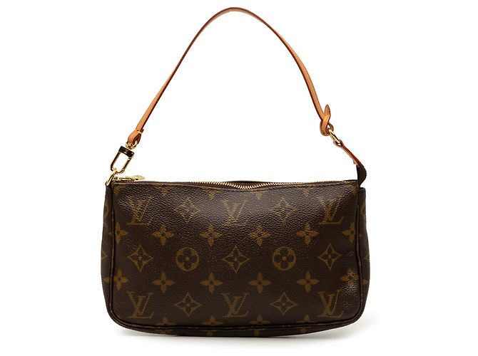 Louis Vuitton Brown Monogram Pochette Accessoires Marron