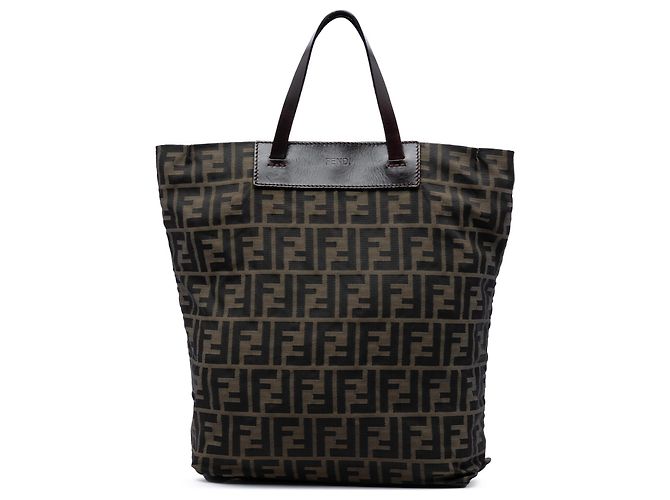 Fendi Brown Zucca Canvas Tote