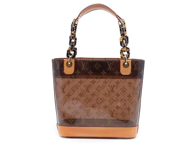 Louis Vuitton Brown Monogram Cabas Sac Ambre PM Marrone