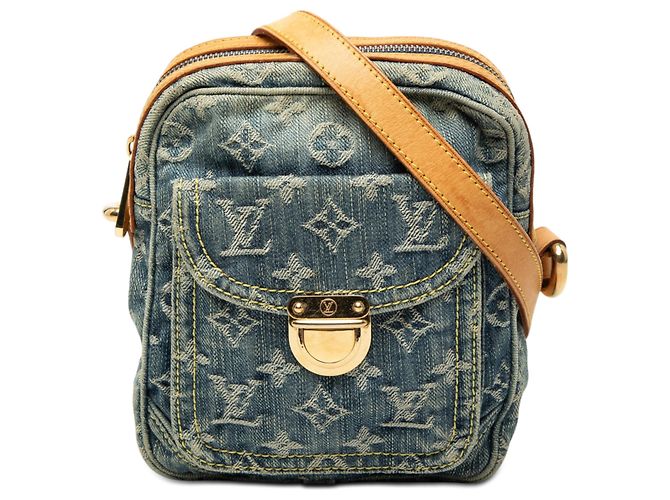 Borsa Camera Louis Vuitton Blue Monogram Denim