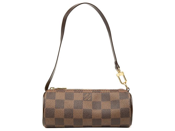 Louis Vuitton Brown Damier Ebene Papillon Pochette Braun