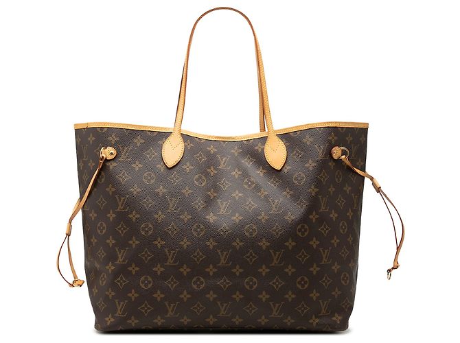 Louis Vuitton Brown Monogram Neverfull GM Marron