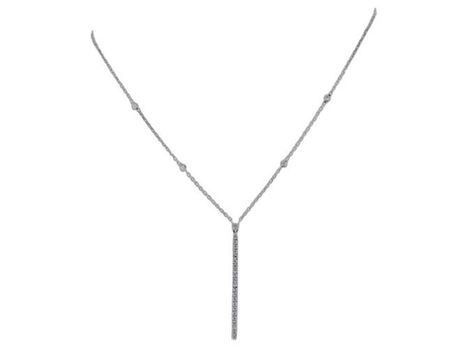 Colar Messika Move Uno em ouro branco e diamantes