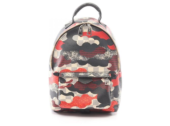 Sac à dos/Sac à main Louis Vuitton Palm Springs PM Noir Blanc Rouge