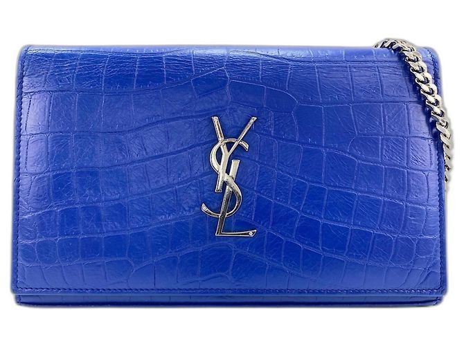 Borsa a tracolla Yves Saint Laurent Cassandra, Blue