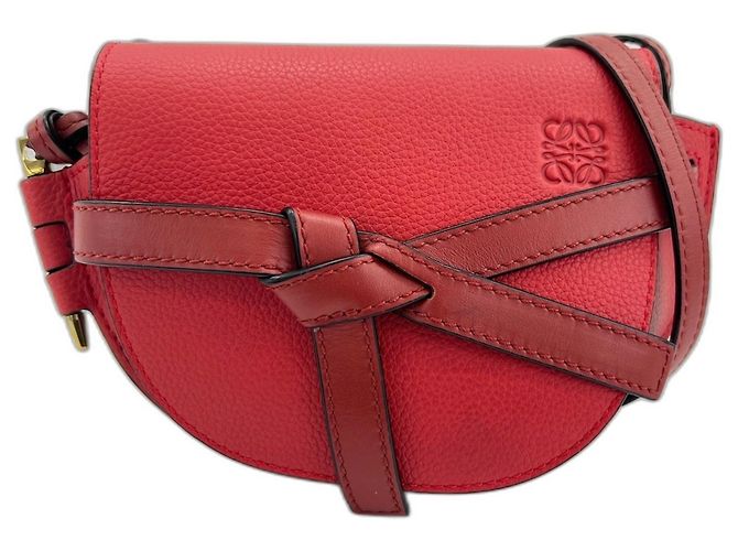 Bolso de hombro Loewe Gate Mini Roja 