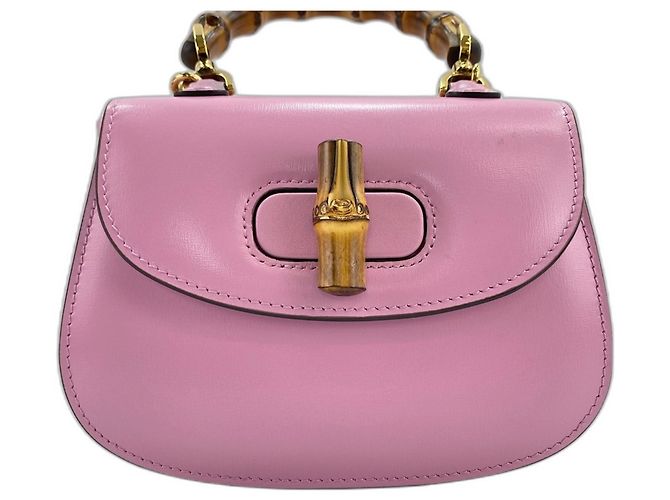 Borsa Gucci Bamboo in rosa