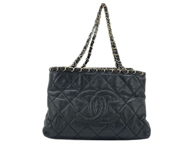Bolsa de Ombro Chanel PTT Preto