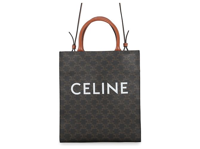 Céline Celine Triomphe Small Vertical Cabas Lederhandtasche
