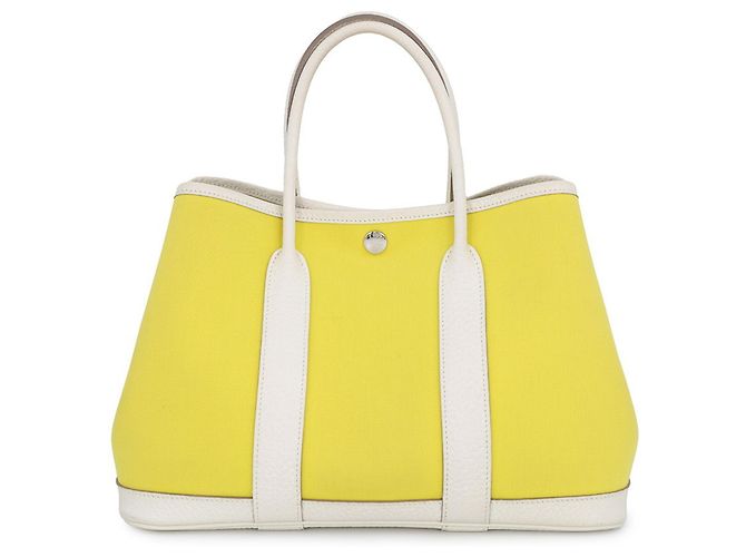 Hermès Bolso Garden Tote Hermes en Lime
