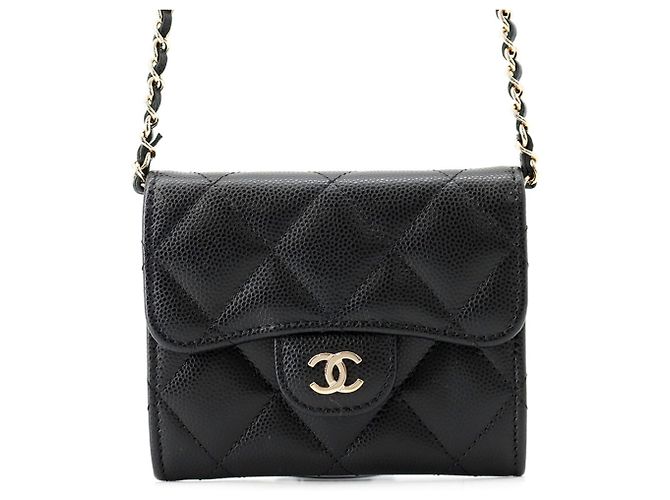 Cartera con cadena Chanel Matelassé Negro