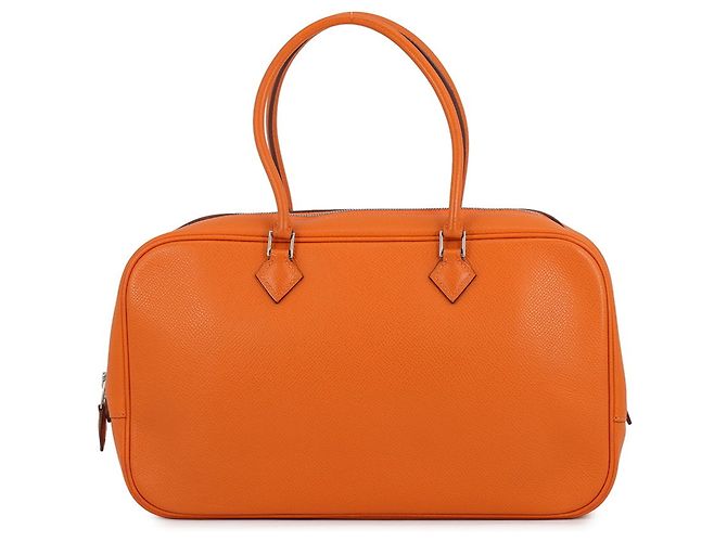 Hermès Bolsa Hermes Plume Elan 28 Laranja