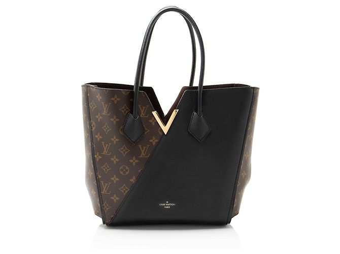 Louis Vuitton Monogram Canvas Kimono Tote Schwarz