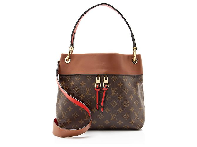 Borsa a tracolla Louis Vuitton Monogram Canvas Tuileries Besace Marrone