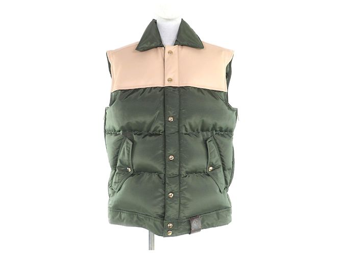 Chaleco de nailon con plumón Louis Vuitton Verde