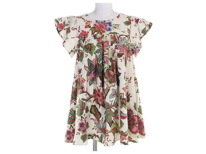 Blusa de algodão Christian Dior Multicor