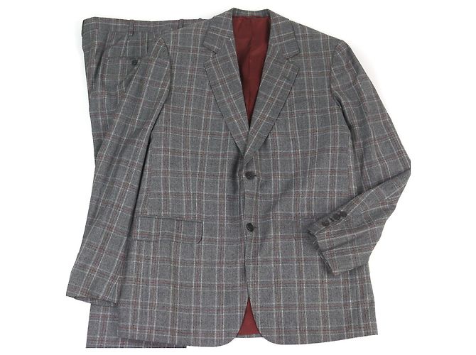 Hermès Bespoke Wool Suit Set Brown