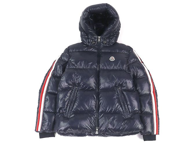 Moncler DINCER GIUBOTTO Giacca in nylon e piumino Blu Blu navy