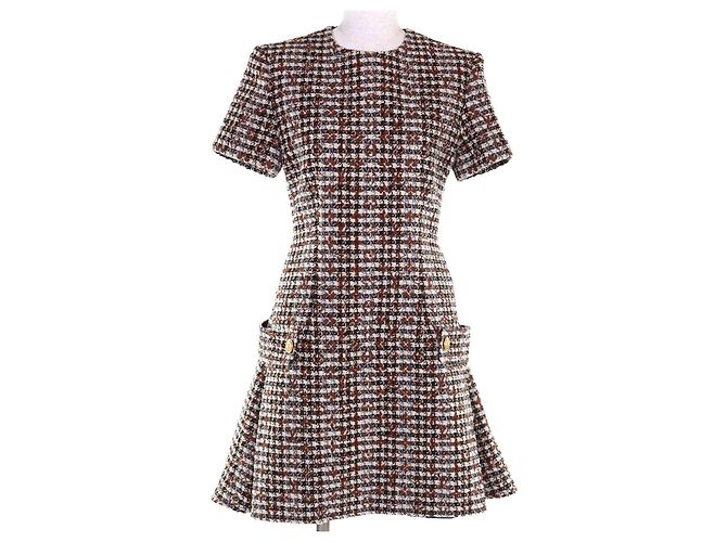 Abito Louis Vuitton in lana multicolore