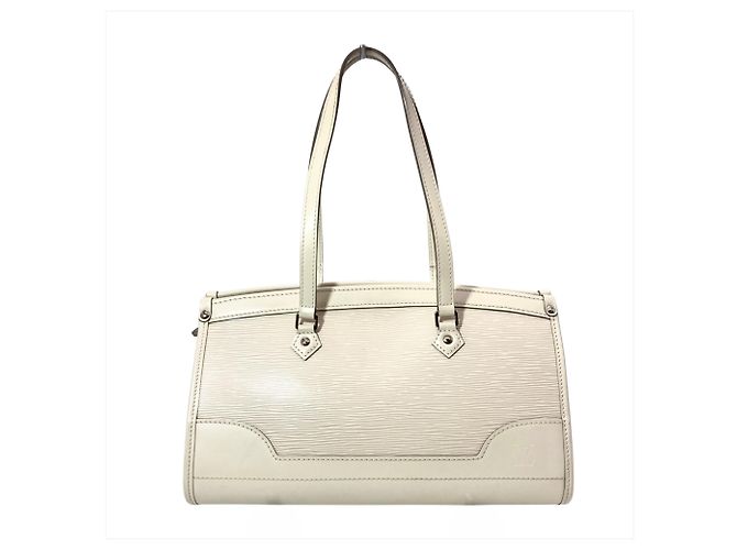 Bolsa de Ombro Louis Vuitton Madeleine PM Bege Fora de branco