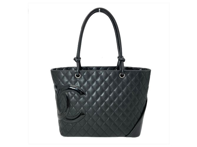 Sac Cabas Large Chanel Cambon Line Noir