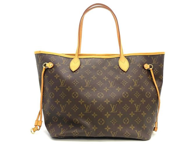 Sac cabas Louis Vuitton Neverfull MM Marron