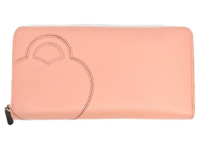 Carteira Longa de Couro Tiffany & Co. Rosa