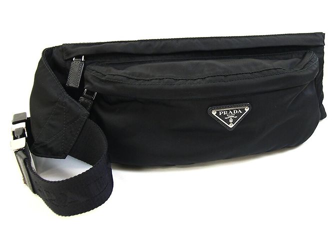 Borsa Sling Prada 2VL132 Nero Bianco