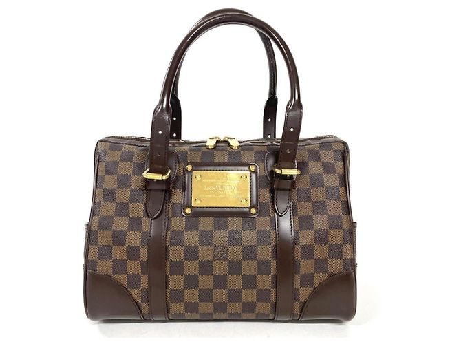 Borsa Louis Vuitton Berkeley Marrone Damier ebene