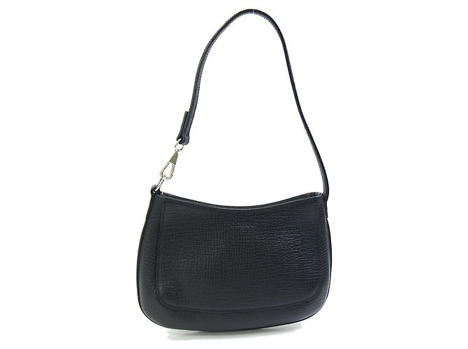 Loewe Handtasche Pouch aus schwarzem Leder