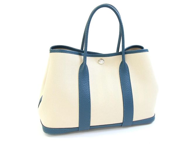 Hermès Sac à main Hermes Garden TPM Bleu Beige