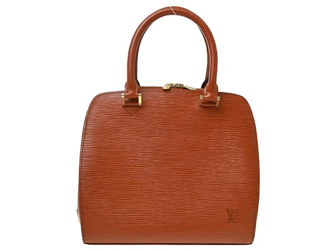 Louis Vuitton Pont Neuf Epi Leather PM Marrone