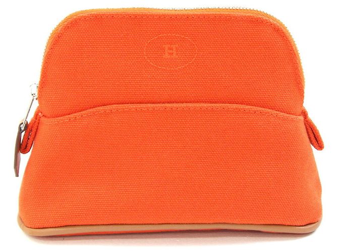 Hermès Hermes Bolide Handbag Pouch Mini Laranja
