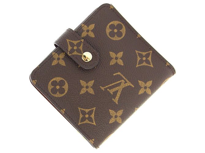 Cartera bi-fold Louis Vuitton Monogram Compact Zip Monograma