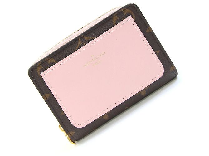Porte-monnaie Louis Vuitton Monogram en Rose Ballerine